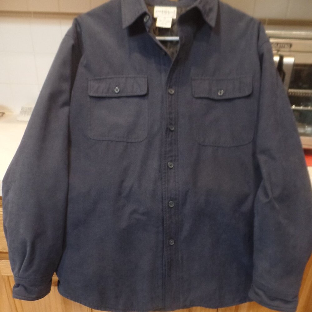 Kingsbridge Men's Navy Blue Outdoor Quilted Jacket, Size M